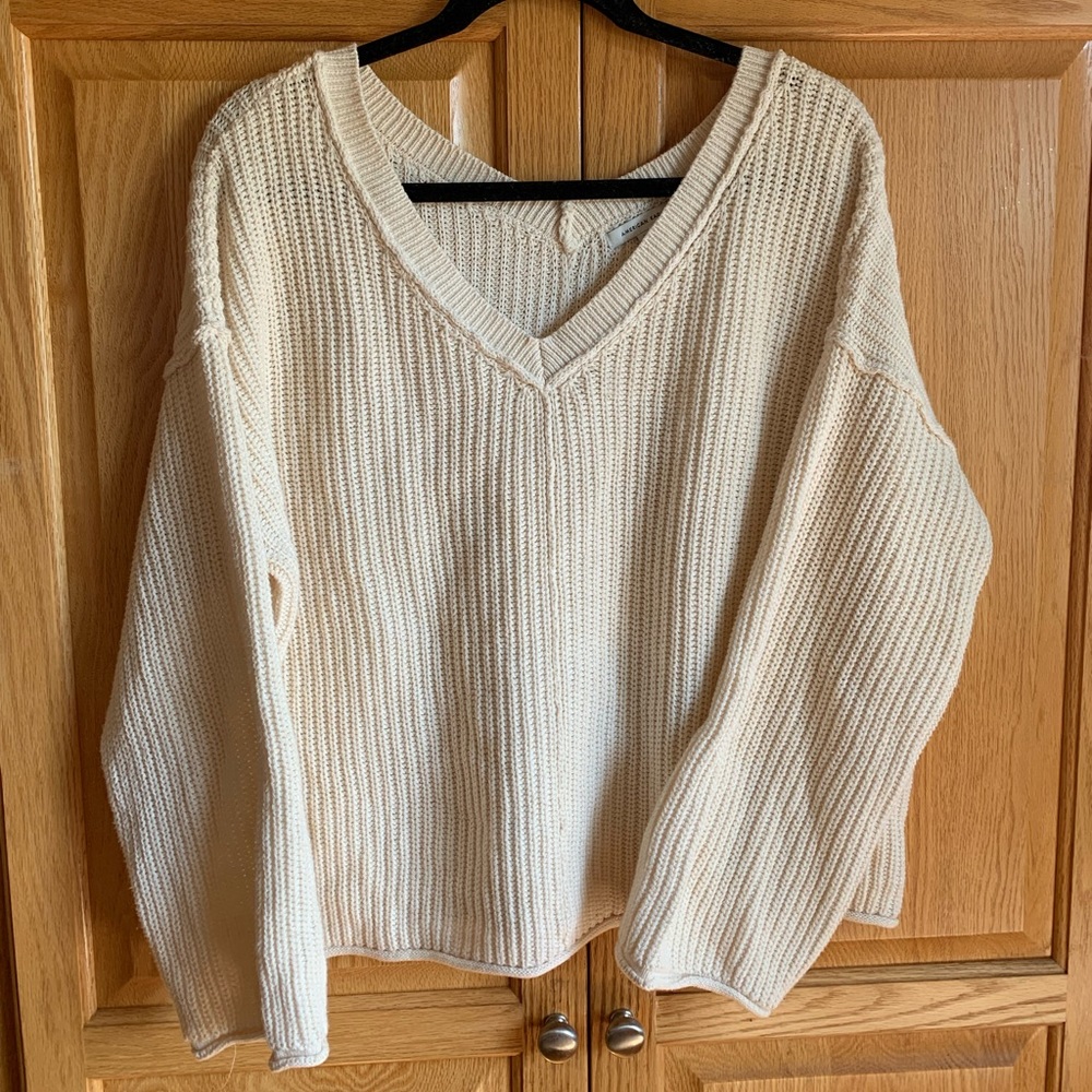 American Eagle Cotton V-Neck Sweater